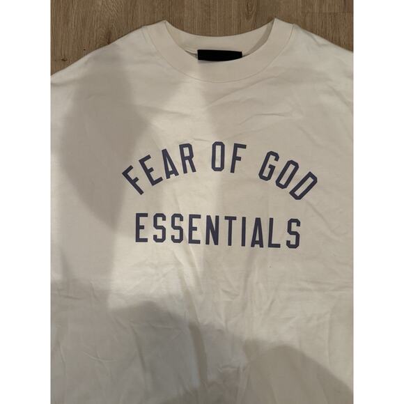New FOG ESSENTIALS Fear of God oversized Shell Crew Neck T-Shirt Large - Picture 2 of 9